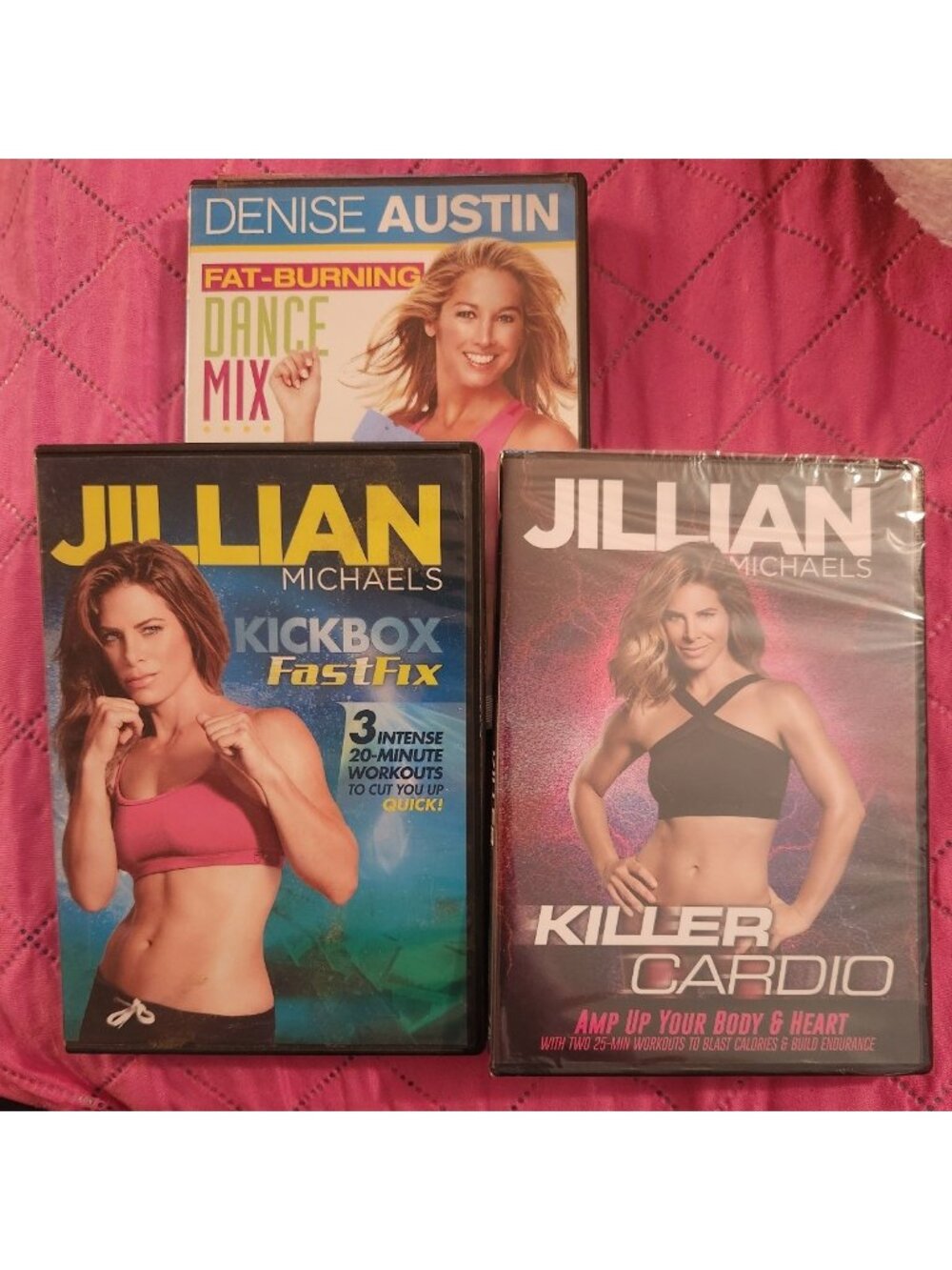 Jillian Michaels Workout DVDs Lot